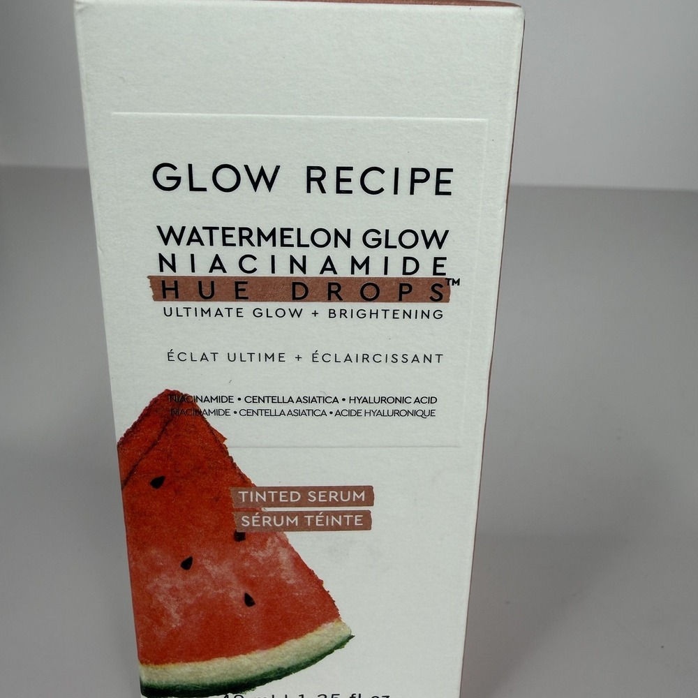 Glow Recipe Watermelon Glow Niacinamide Hue Drops 40ml Sun Glow Serum Brown - Picture 2 of 9